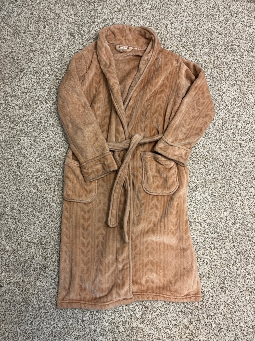 Plush Robe in Light Pink - Cozy Women's Bathrobe